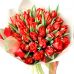 Букет из 35 красных тюльпанов "Огонь любви"