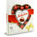 Коробка Любимов Шоколадные сердечки 125 г